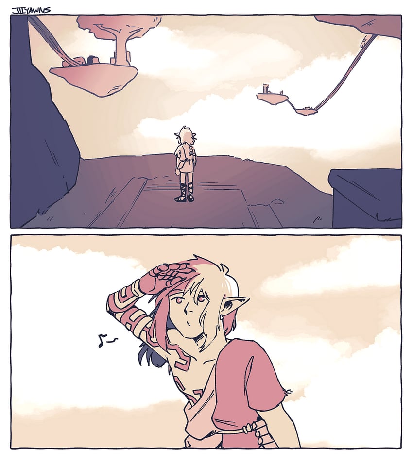 link (the legend of zelda and 1 more) drawn by jiiyawns