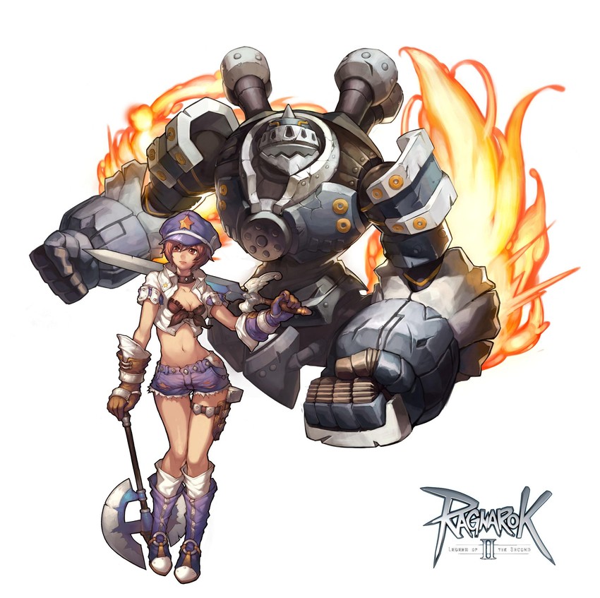 blacksmith (ragnarok online 2: legend of the second) drawn by myung-jin_lee