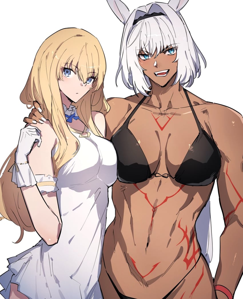 caenis and kirschtaria wodime (fate and 1 more) drawn by sabamori