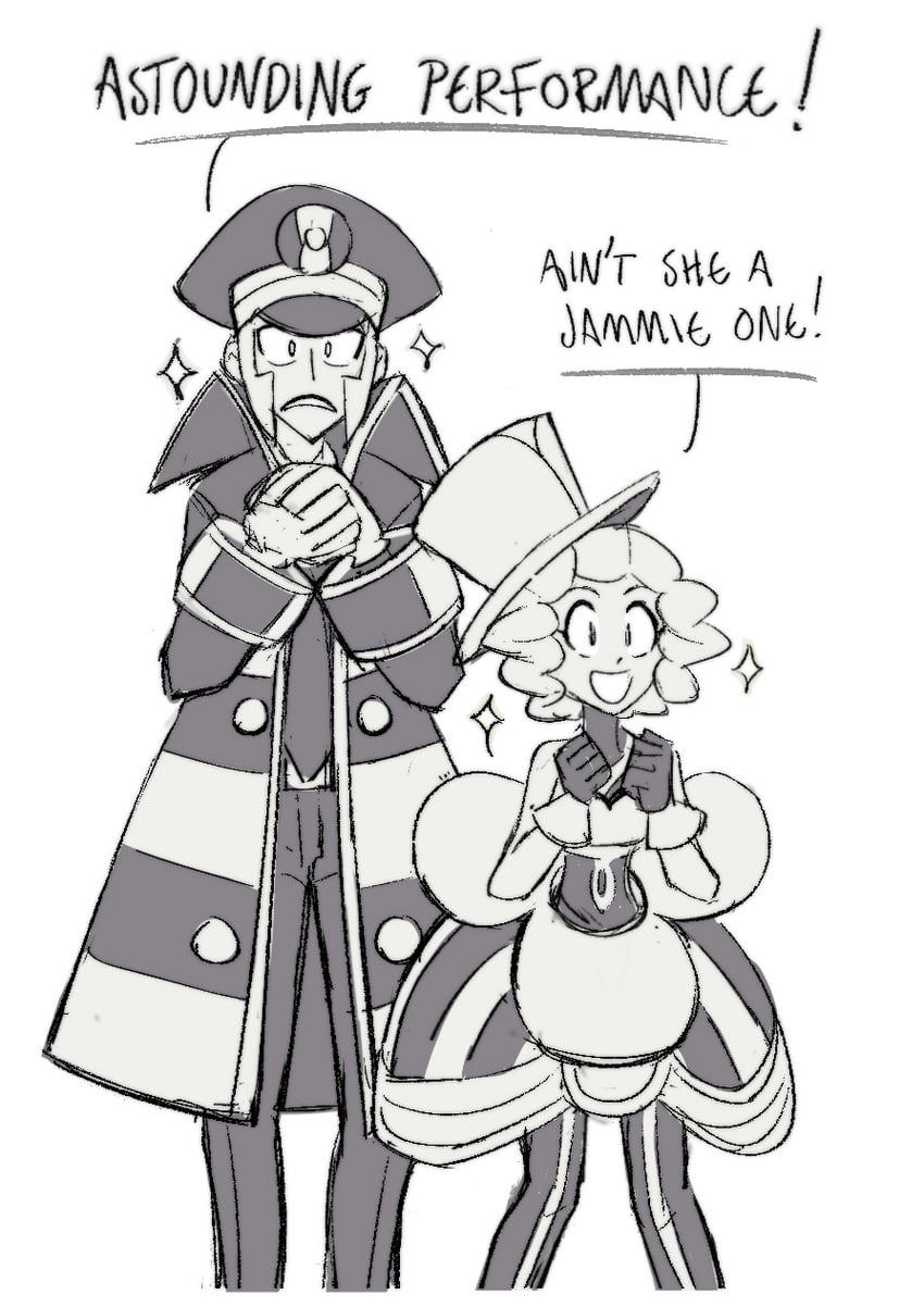 ingo and nita (pokemon and 3 more) drawn by choochooboss