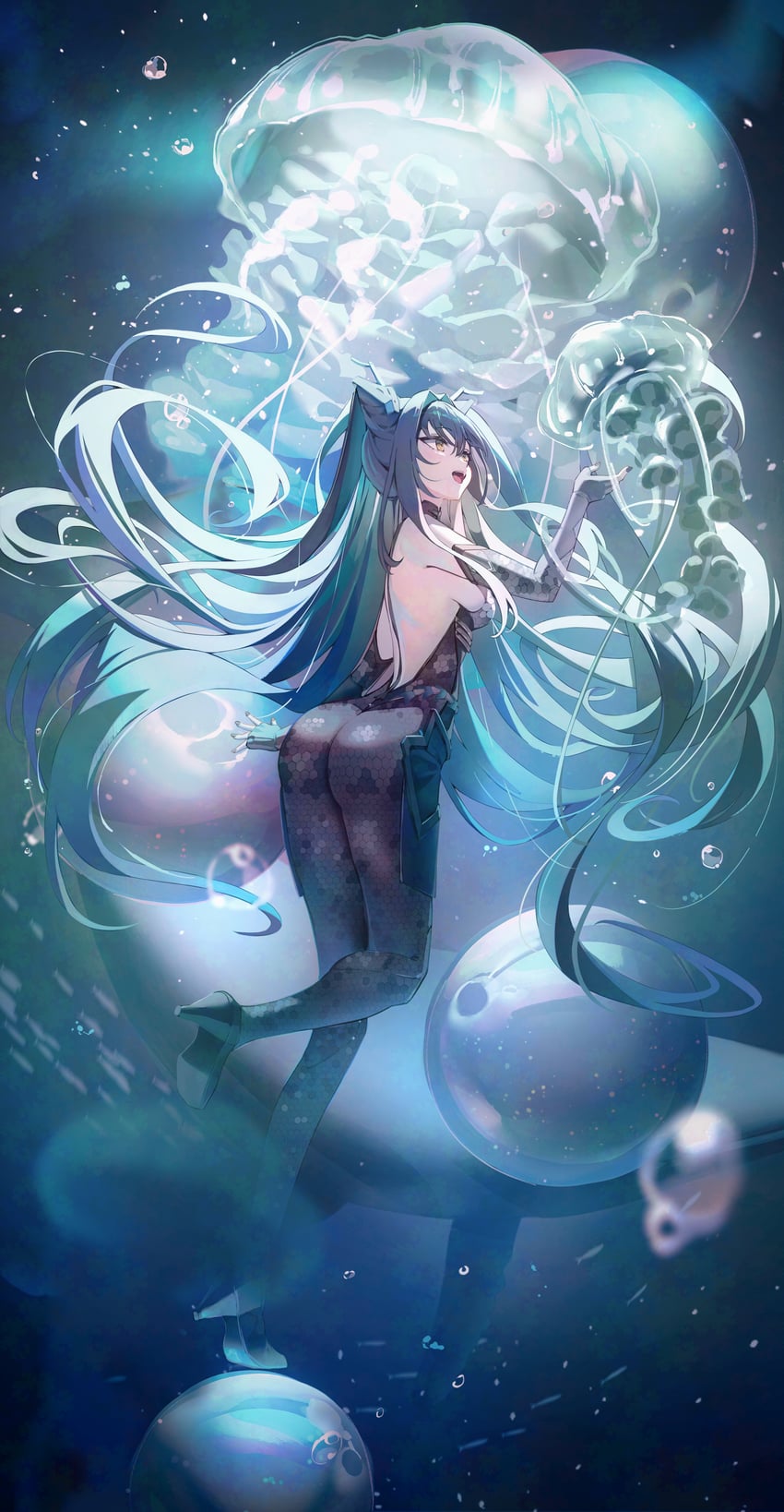 little mermaid (goddess of victory: nikke) drawn by ruda_(ruda_e)