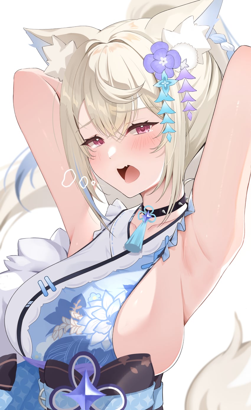 fuwawa abyssgard (hololive and 1 more) drawn by mogmog_megmog