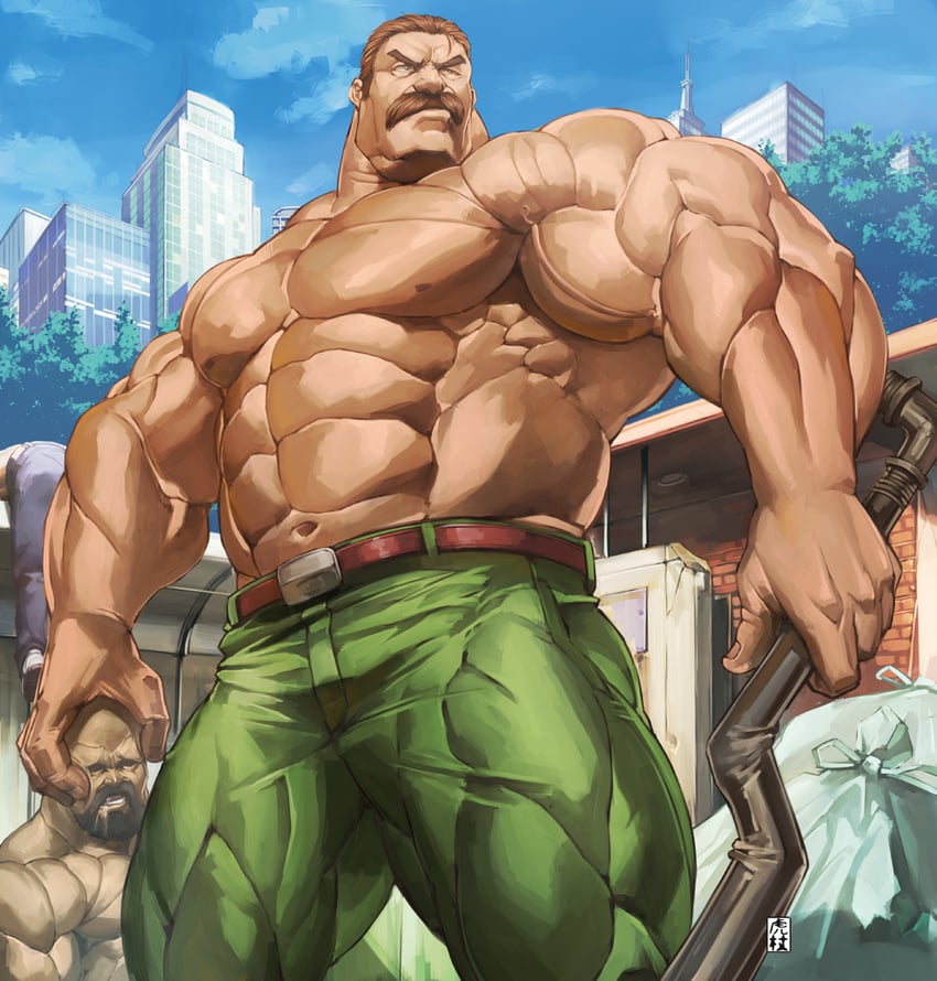 mike haggar (final fight) drawn by itadori_shuu