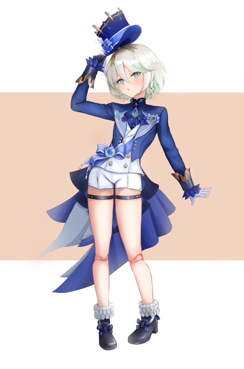 furina and cecilia immergreen (hololive and 2 more) drawn by lilshigu