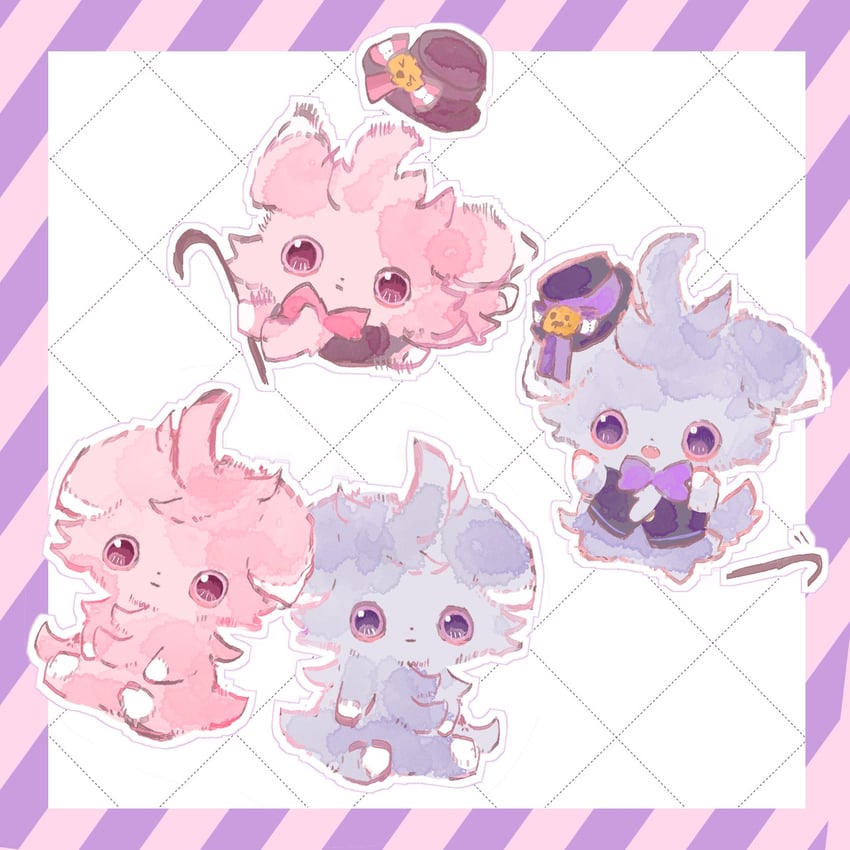 espurr (pokemon and 1 more) drawn by kako_xox
