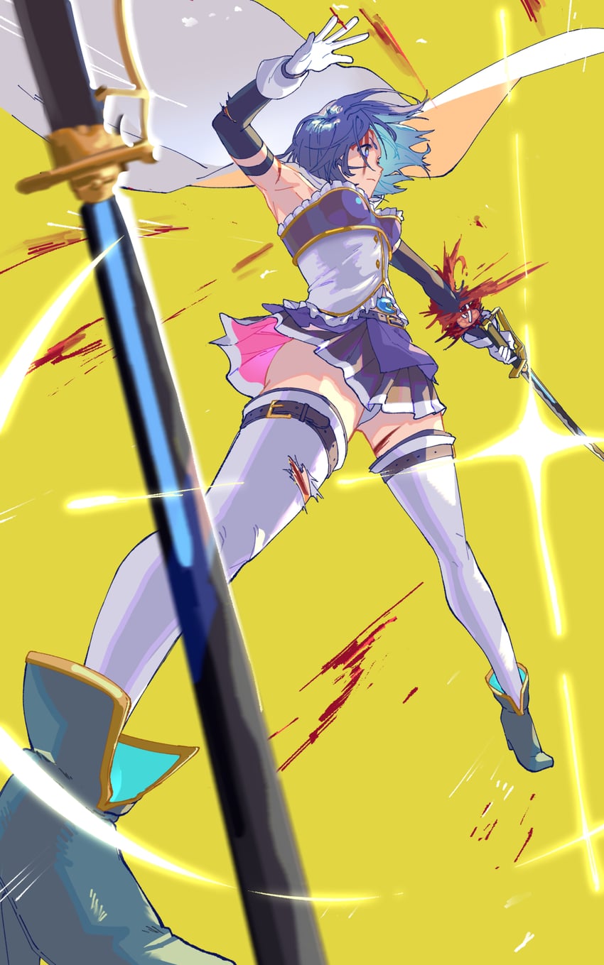 miki sayaka (mahou shoujo madoka magica) drawn by yooki_(winter_cakes)