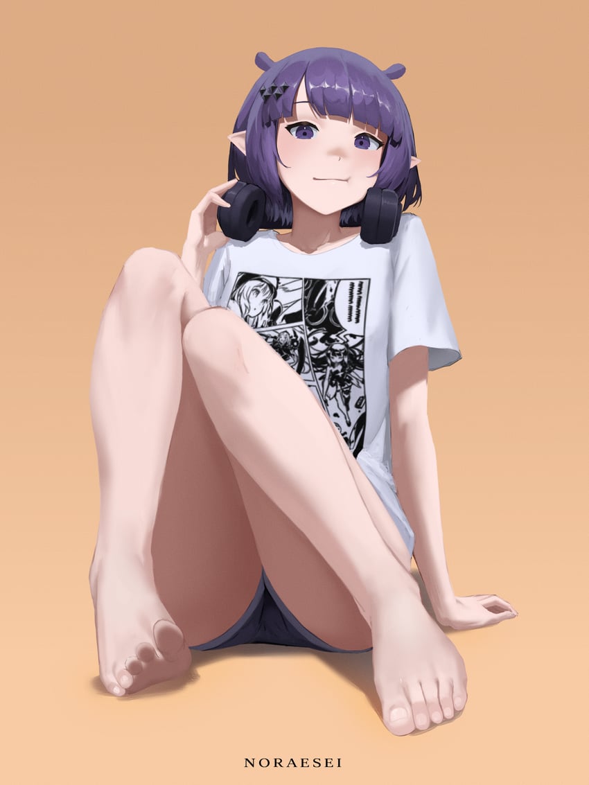 ninomae ina'nis (hololive and 1 more) drawn by noraesei