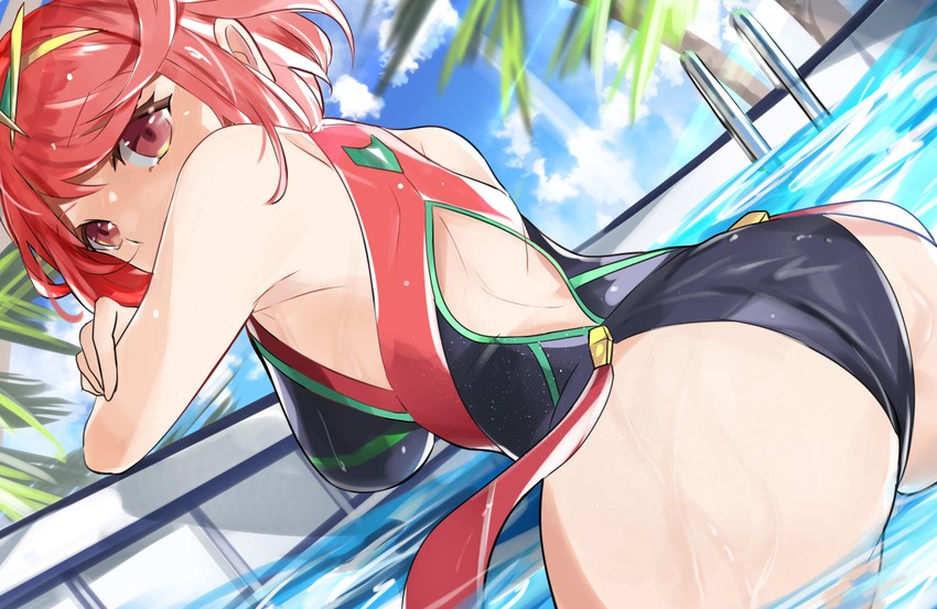 pyra (xenoblade chronicles and 1 more) drawn by tomas_(kaosu22)