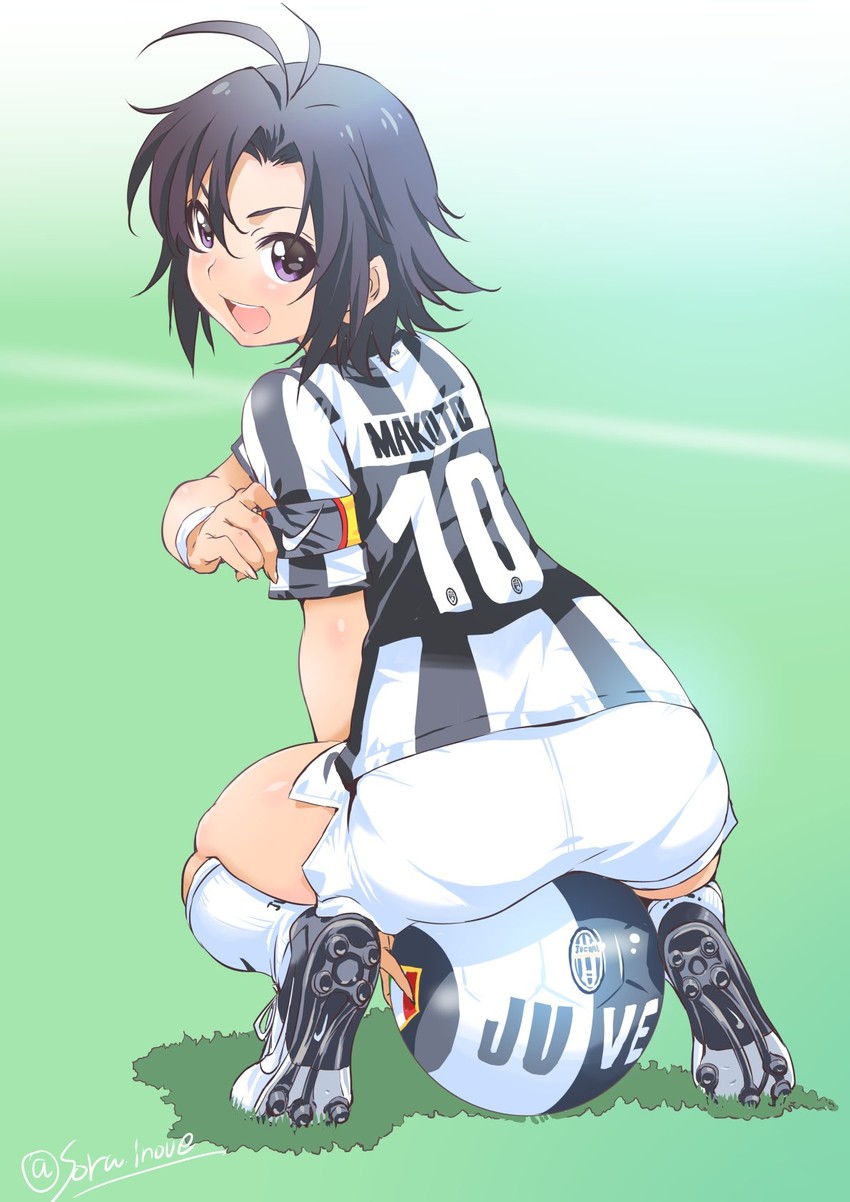 kikuchi makoto (idolmaster and 1 more) drawn by inoue_sora