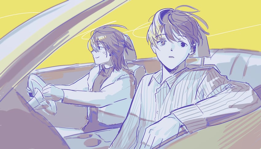 park moo-hyun and kim jaehee (eoduun badaui deungbul-i doeeo) drawn by reac1_go1d