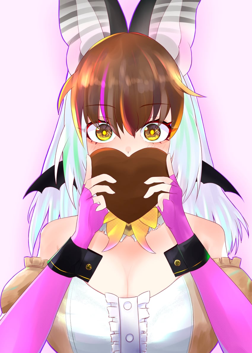 brown long-eared bat (kemono friends and 1 more) drawn by nekomimi_illust