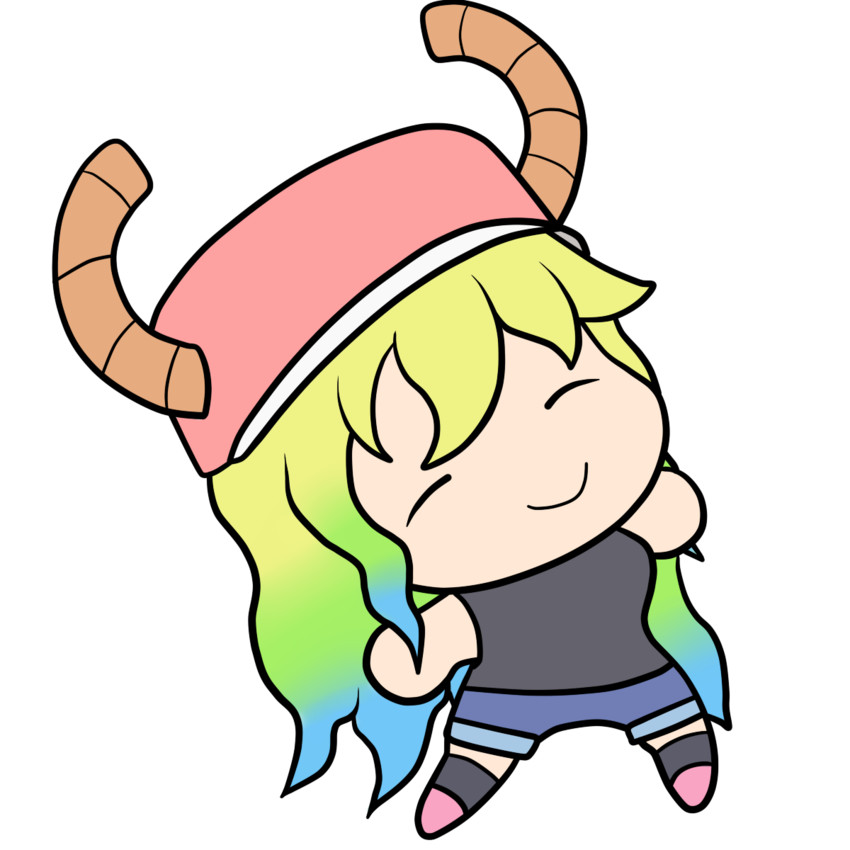 lucoa (kobayashi-san chi no maidragon) drawn by cawinemd