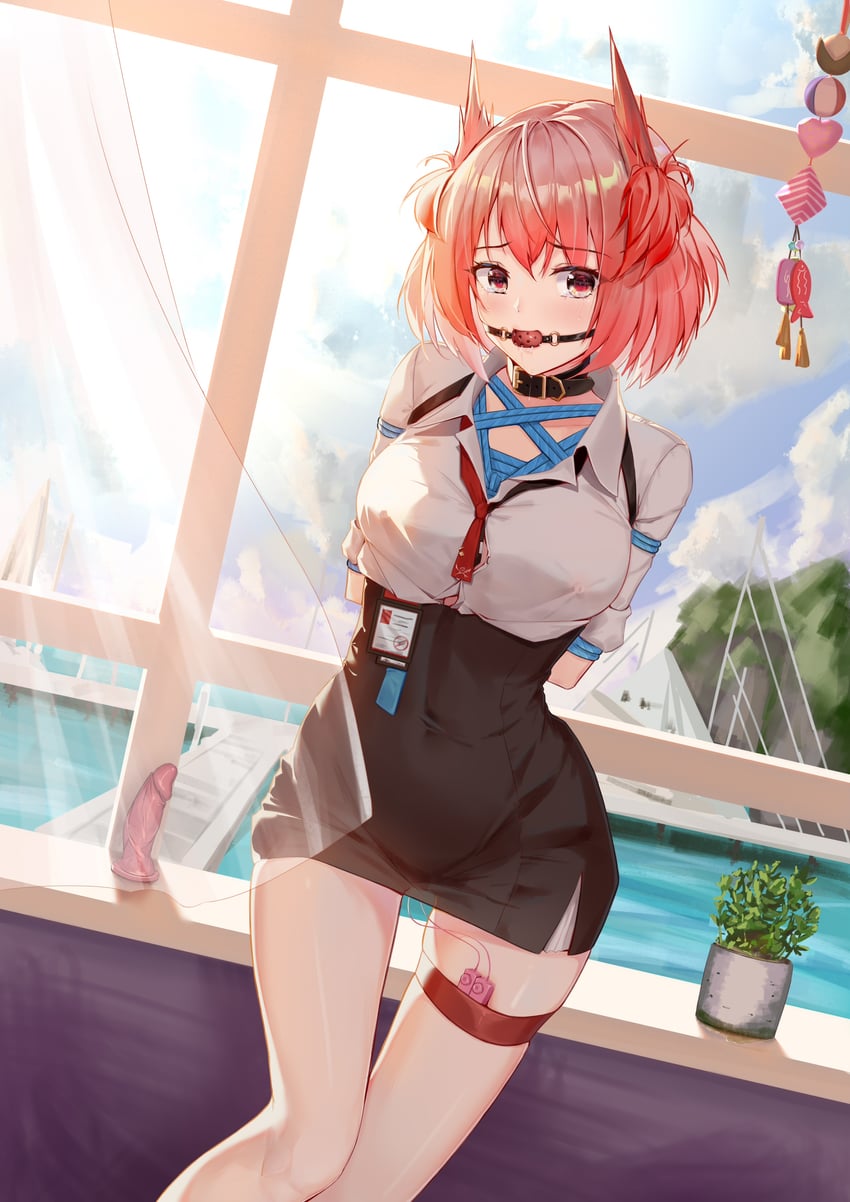 fiammetta (arknights) drawn by qaq_baiguang
