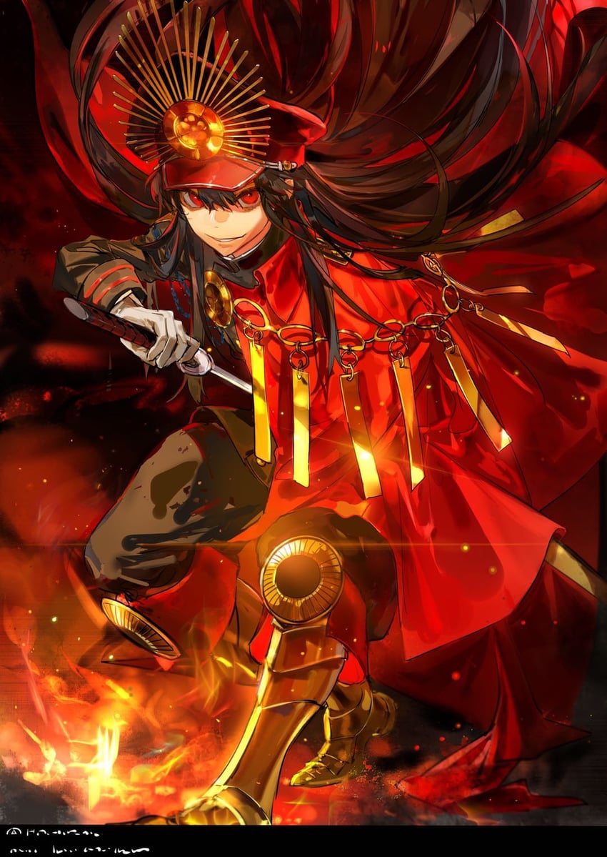 oda nobunaga (fate and 3 more) drawn by tansiki