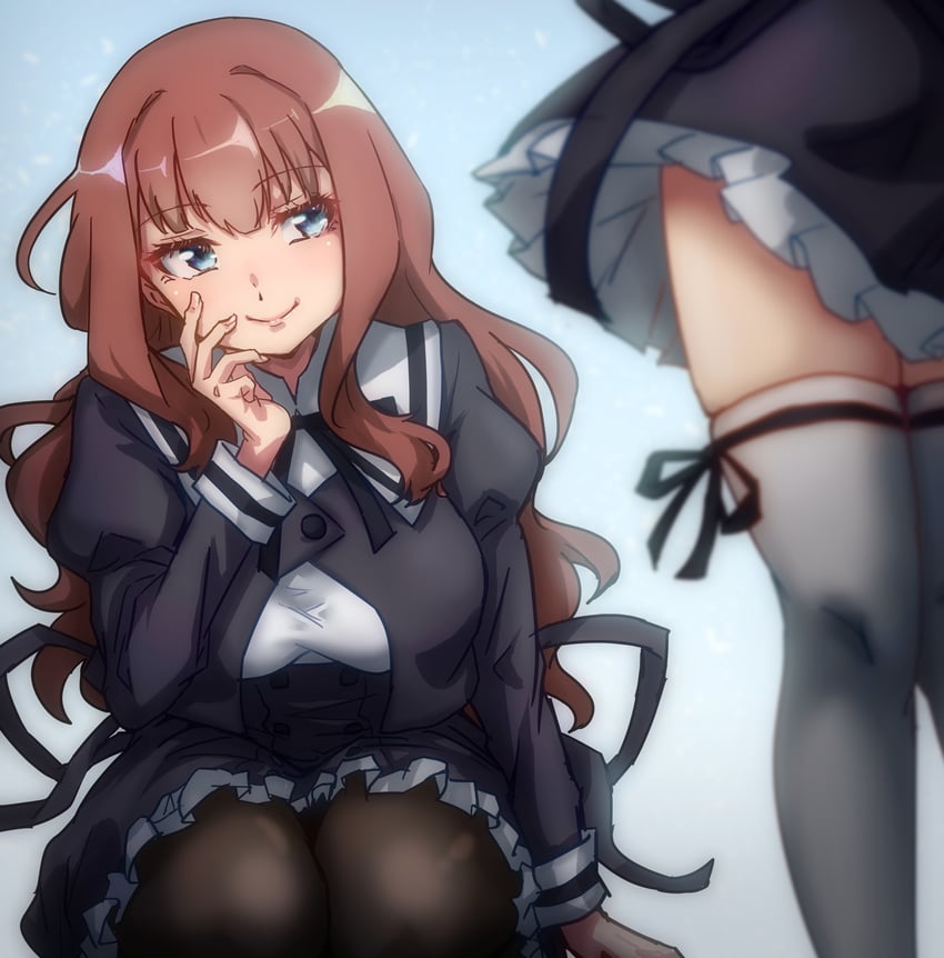 hitotsuyanagi riri and kaede johan nouvel (assault lily) drawn by kashinoshi
