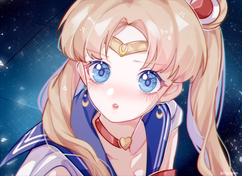 tsukino usagi and sailor moon (bishoujo senshi sailor moon and 1 more) drawn by yukomeow