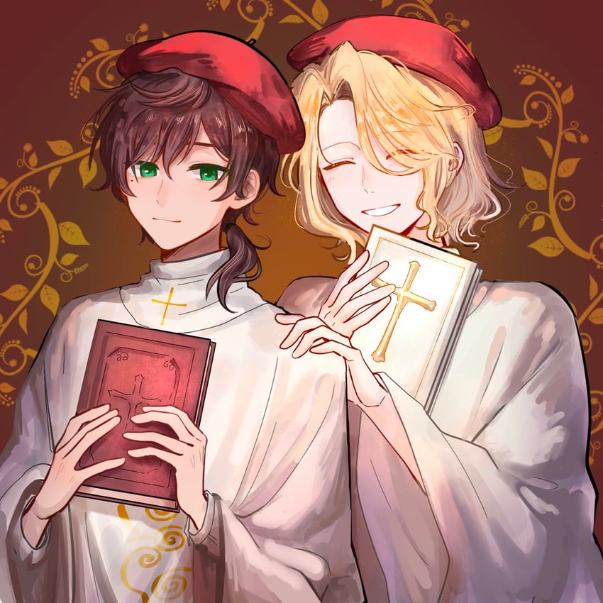 france and portugal (axis powers hetalia) drawn by star_with_night
