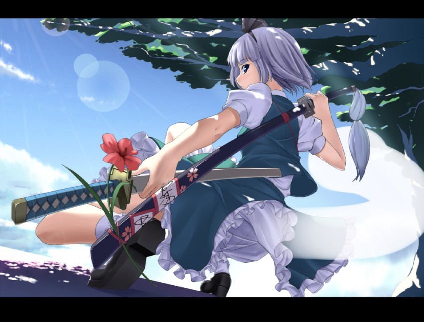 konpaku youmu (touhou) drawn by eto_(ikumika) and toron_(mino106)