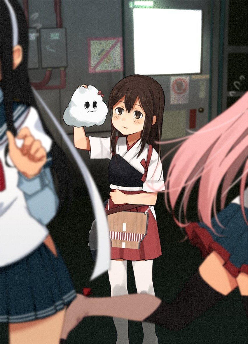 akagi, ooyodo, akashi, and miss cloud (kantai collection) drawn by annin_musou