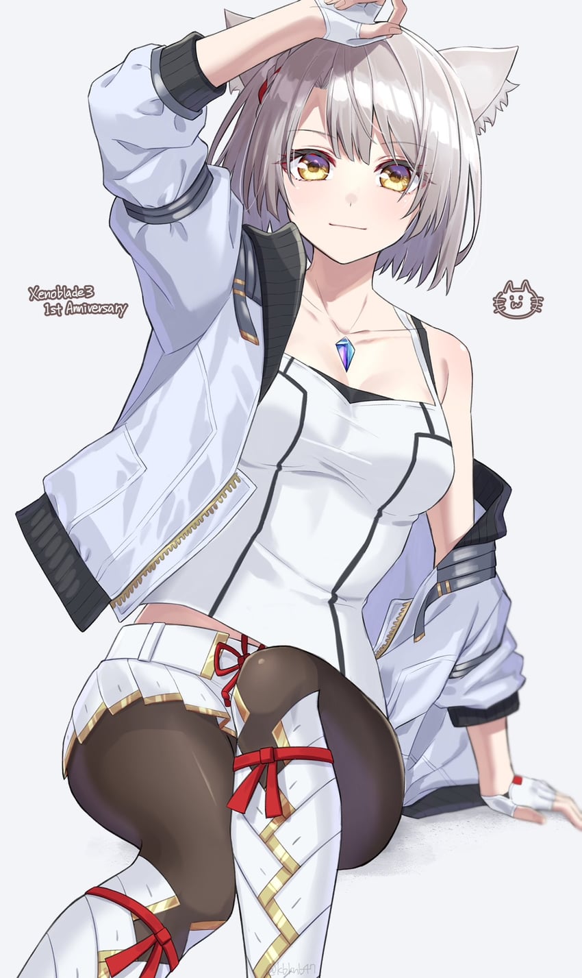mio (xenoblade chronicles and 1 more) drawn by shinae