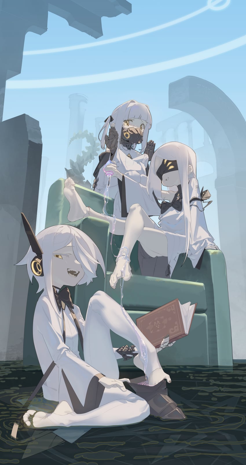 ein, sof, and ohr (blue archive) drawn by v.a._(vanilla)
