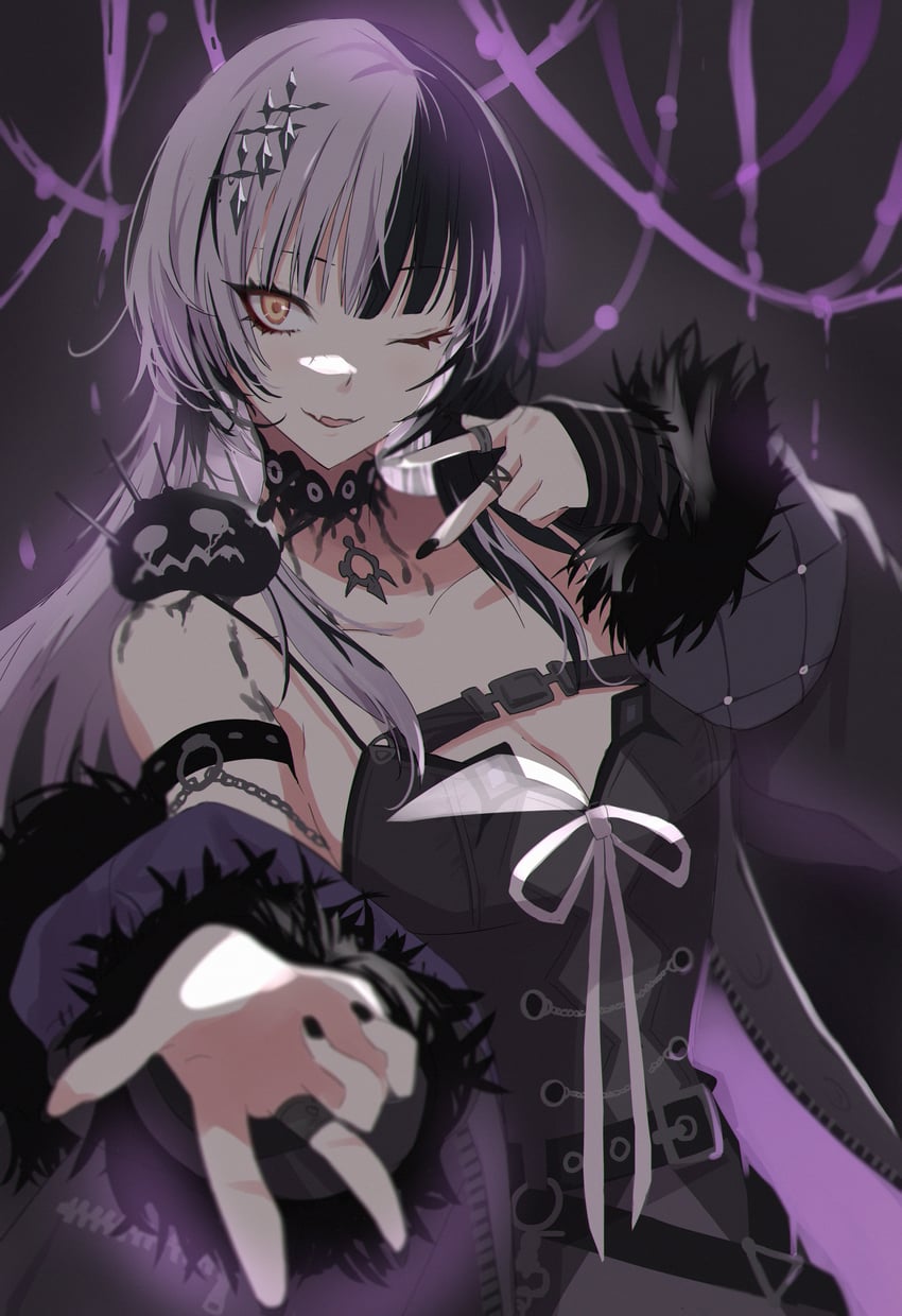 shiori novella and yorick (hololive and 1 more) drawn by neu_(musyoku-neet)