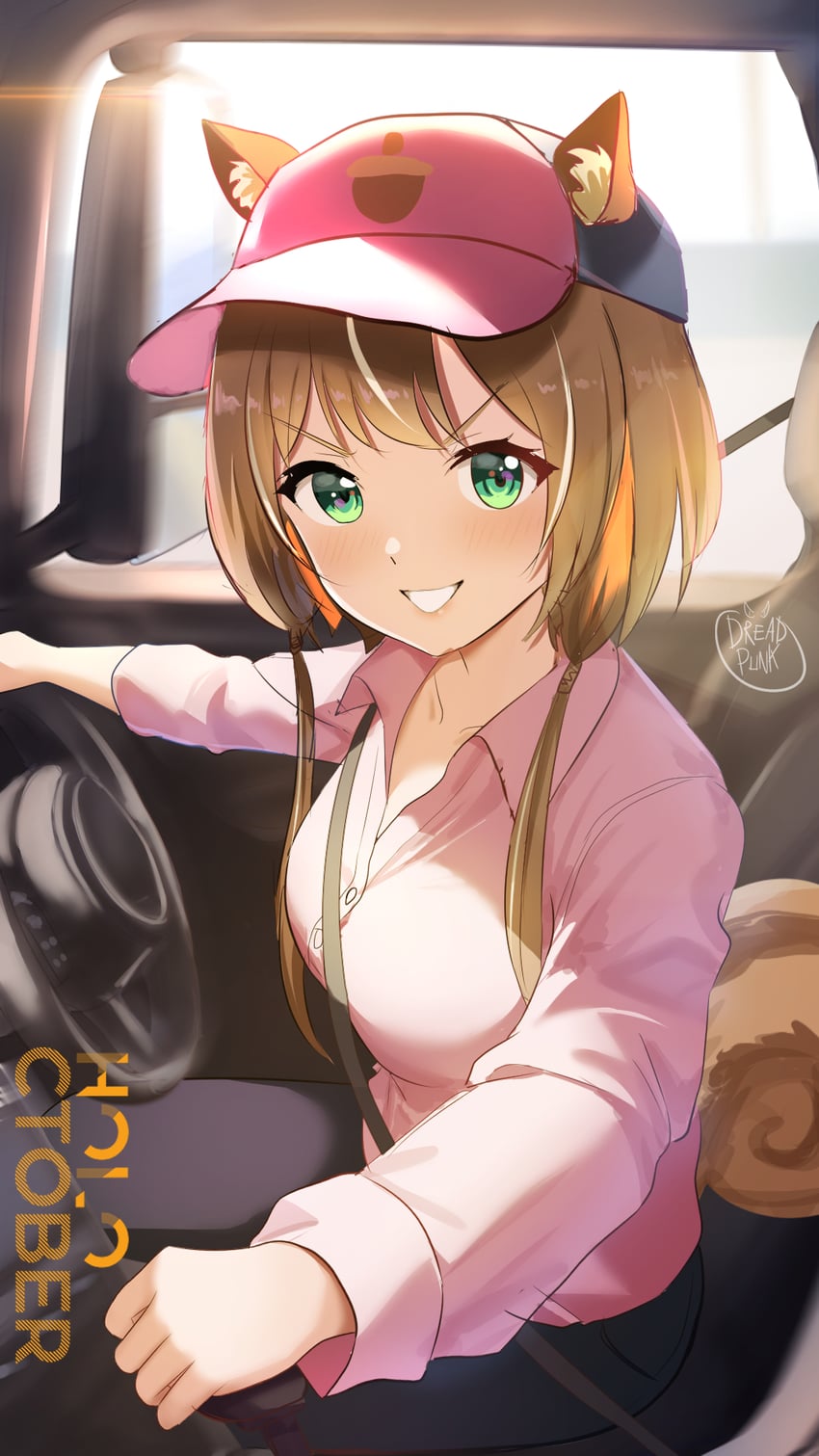 ayunda risu (hololive and 1 more) drawn by dreadpunk