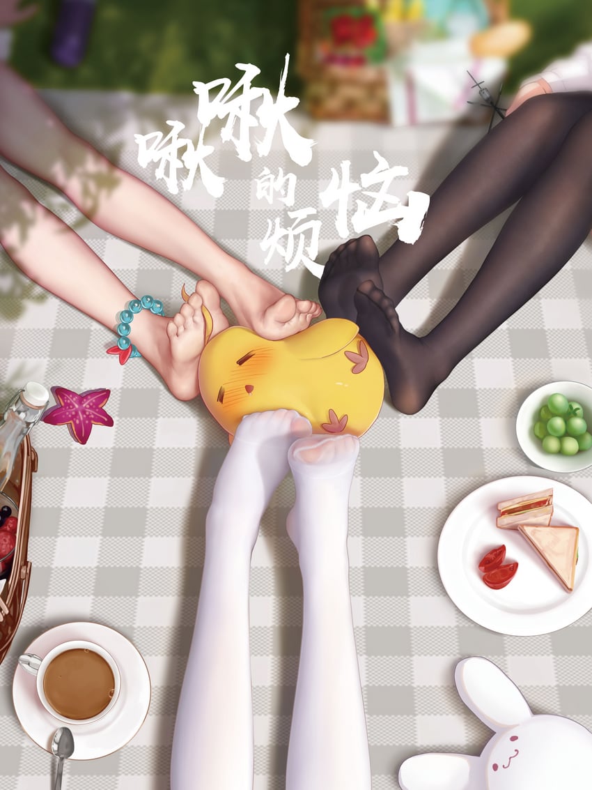 manjuu, laffey, javelin, and z23 (azur lane) drawn by bigxixi