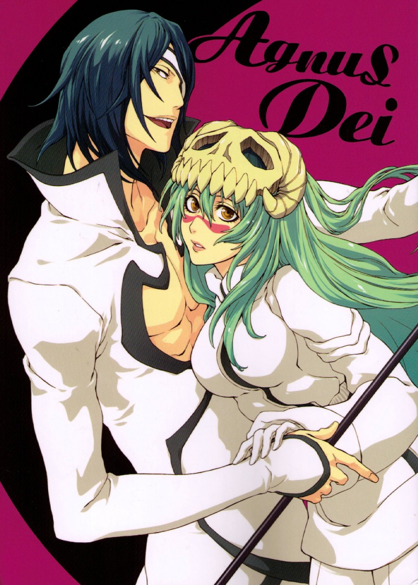nelliel tu odelschwanck and nnoitra gilga (bleach) drawn by takamiya_haruya