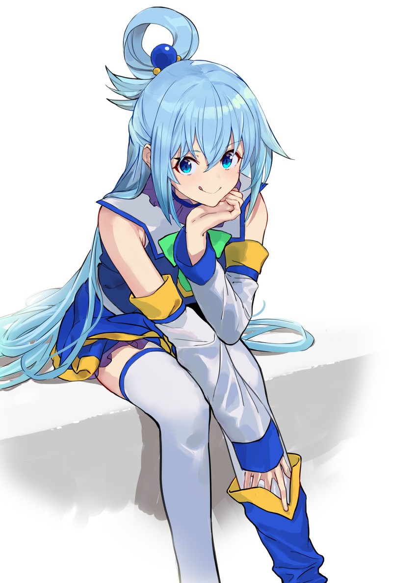 aqua (kono subarashii sekai ni shukufuku wo!) drawn by jikatarou