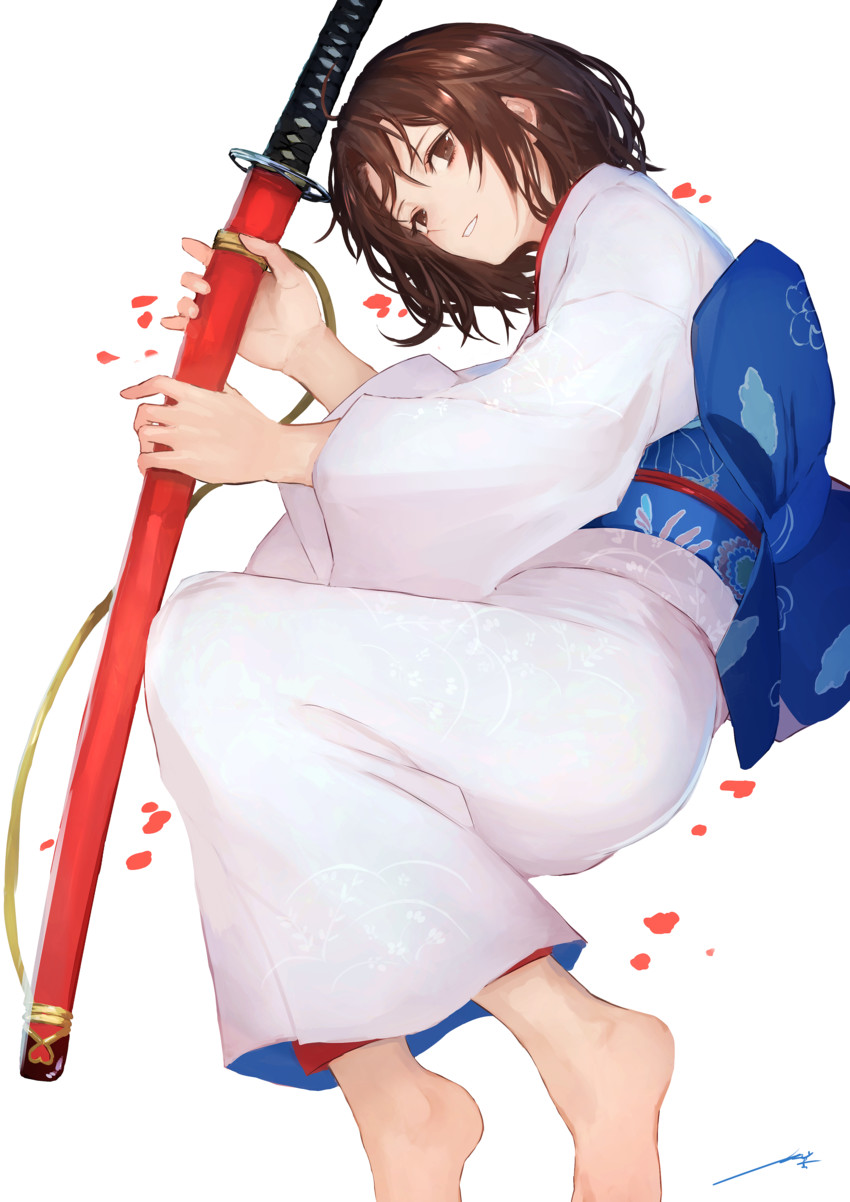 ryougi shiki and void shiki (fate and 2 more) drawn by kouzuki_kei