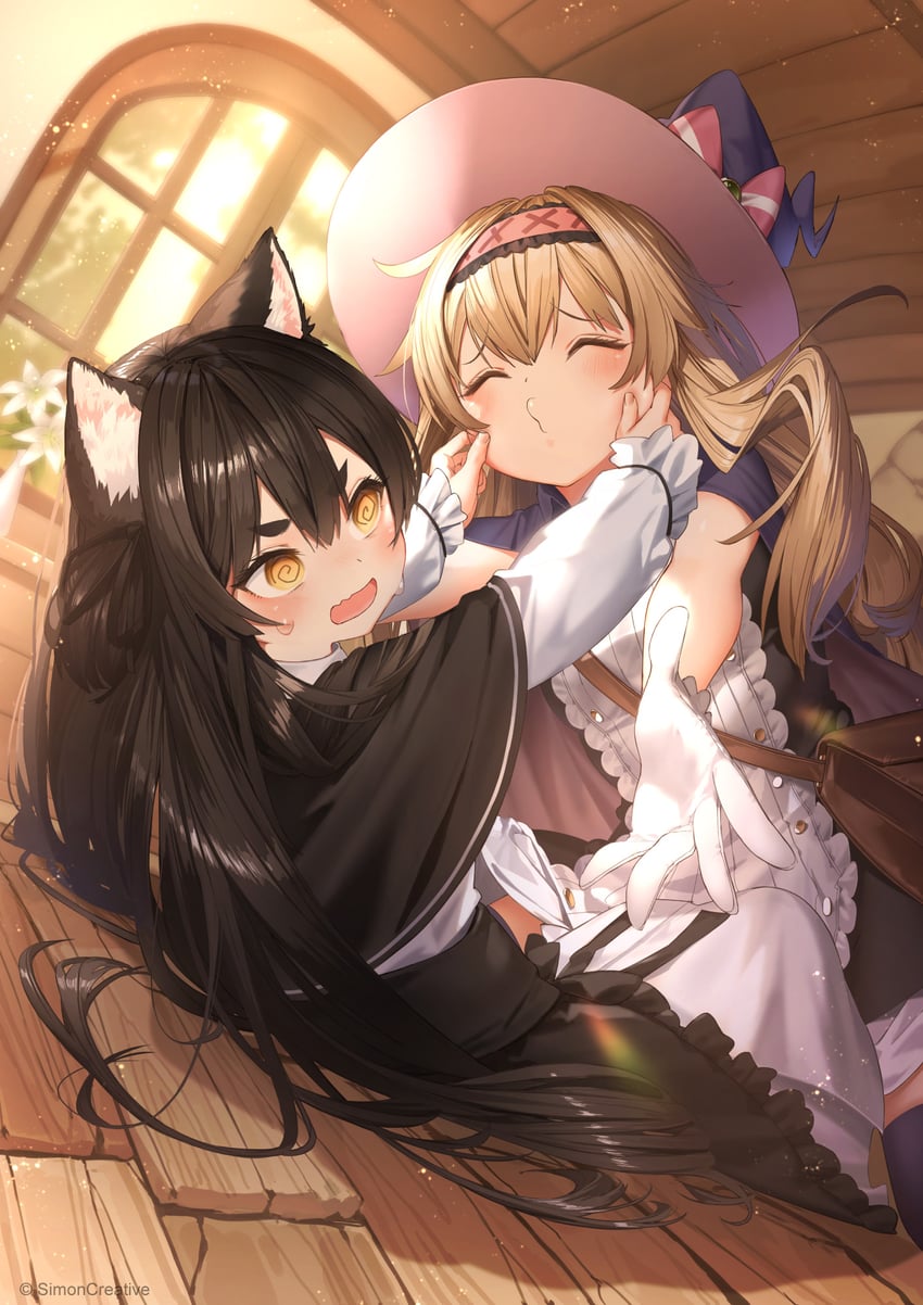 nobeta and phyllis (little witch nobeta) drawn by ryota_(ry_o_ta)