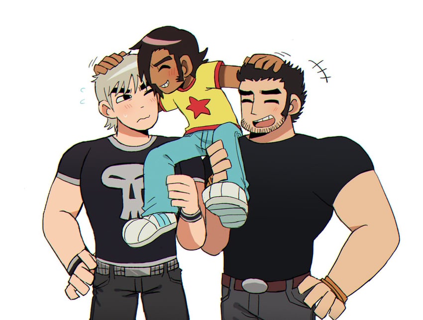 lucas lee, scott pilgrim, todd ingram, and matthew patel (scott pilgrim and 1 more) drawn by guruo_(gur_sp)