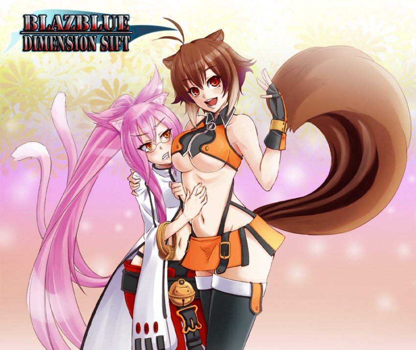 makoto nanaya and kokonoe (blazblue) drawn by yasai_no_ou-sama_lettuce