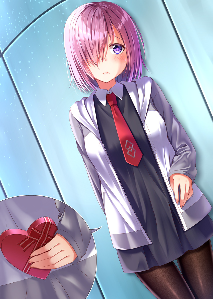 mash kyrielight (fate and 1 more) drawn by gurande_(g-size)
