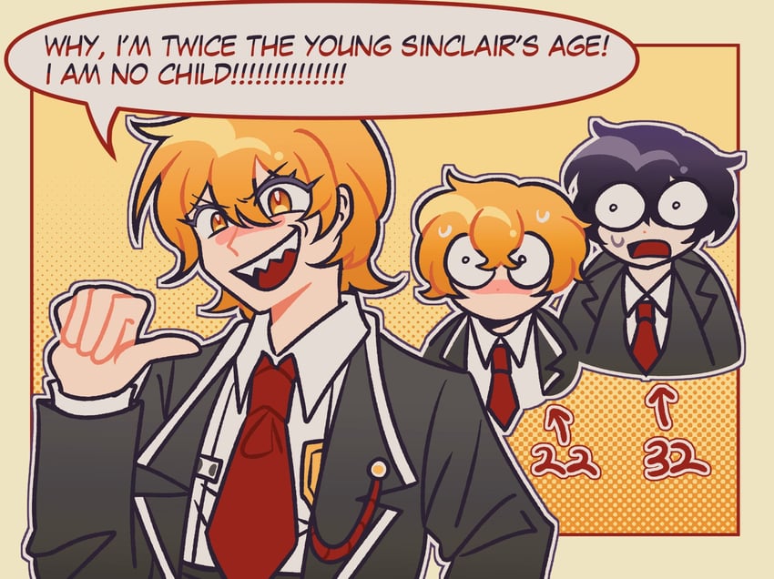 don quixote, sinclair, and yi sang (project moon and 1 more) drawn by dailyprojmoon