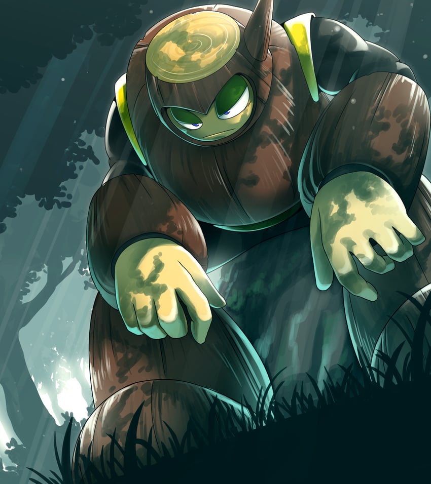 wood man (mega man and 1 more) drawn by imbisibol