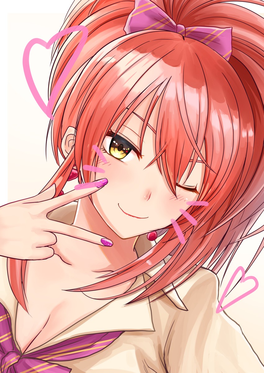 jougasaki mika (idolmaster and 1 more) drawn by shougun_(chuckni1)