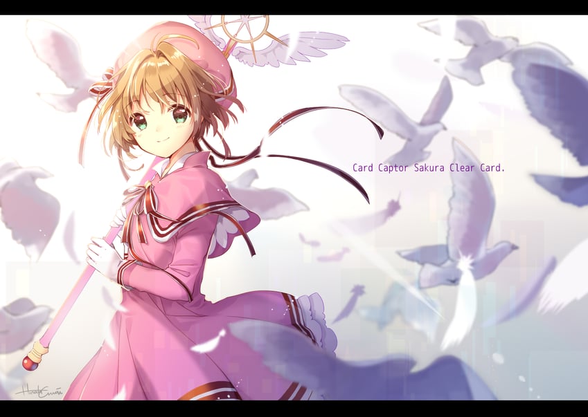 kinomoto sakura (cardcaptor sakura and 1 more) drawn by awai_hinata