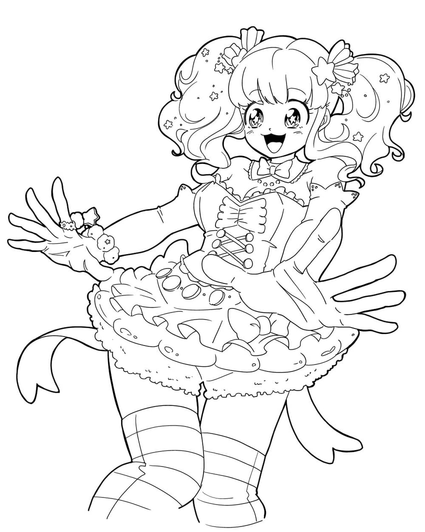 moroboshi kirari (idolmaster and 1 more) drawn by bkub