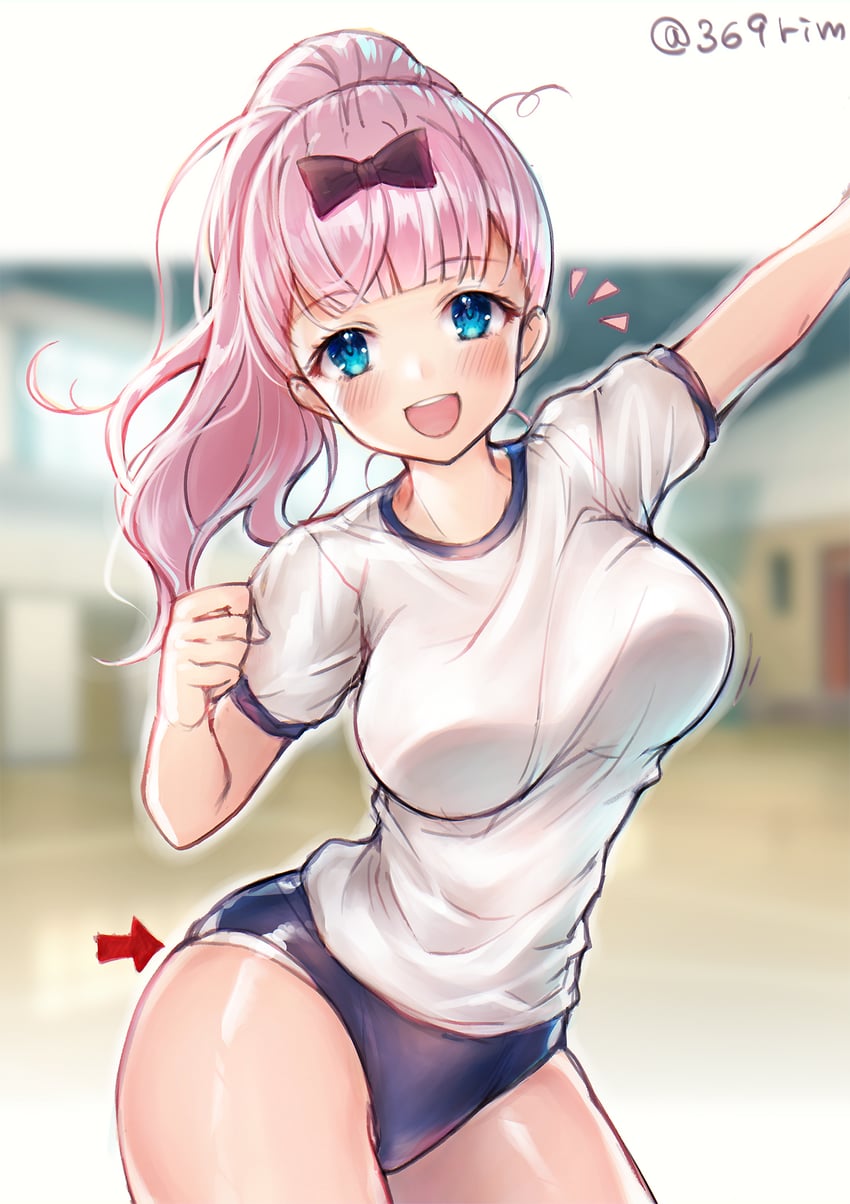 fujiwara chika (kaguya-sama wa kokurasetai ~tensai-tachi no renai zunousen~) drawn by mirukurim