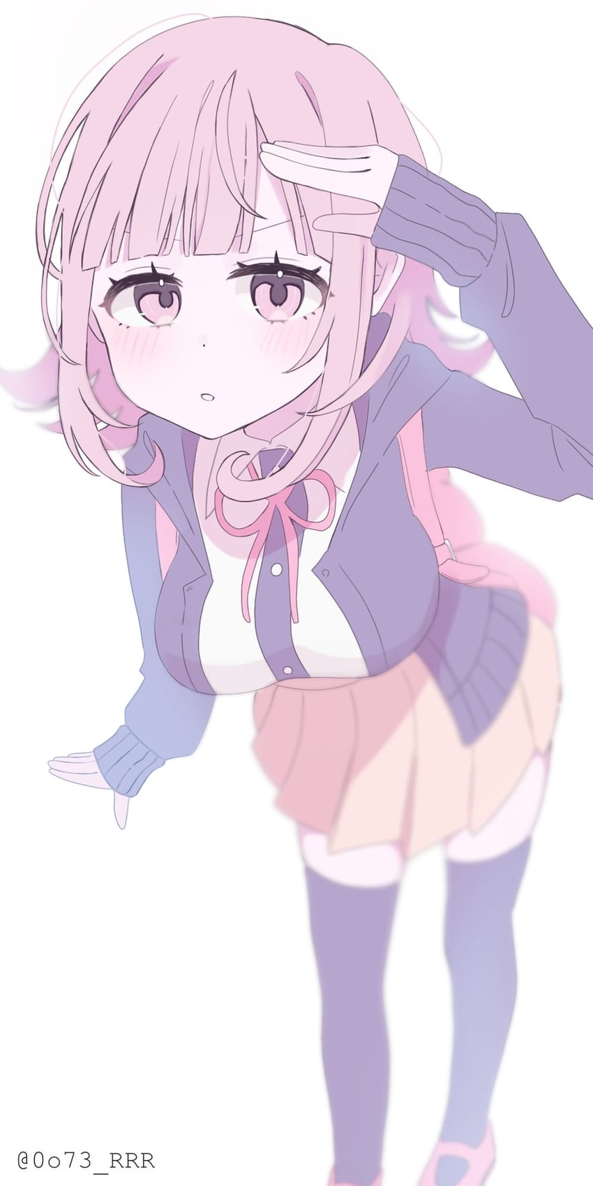 nanami chiaki (danganronpa and 1 more) drawn by rrr_(0o73_rrr)