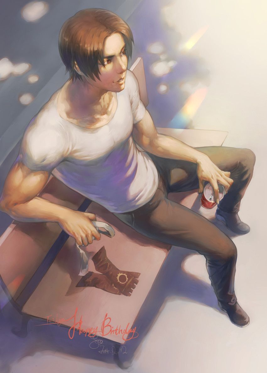 kusanagi kyou (the king of fighters) drawn by spade-m