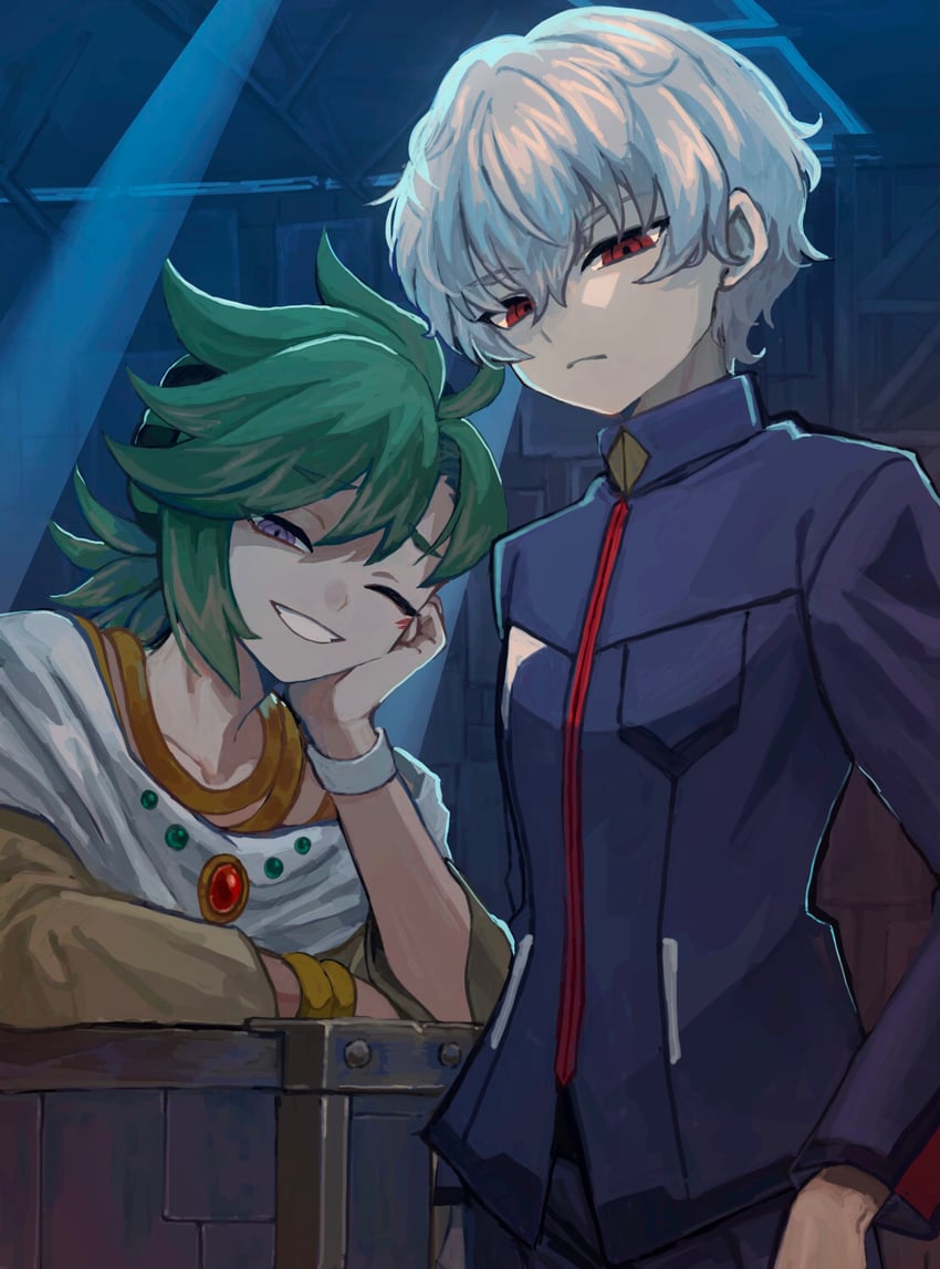 mauro abelard and yonazuki luca (shadowverse) drawn by o_(rcmv4552)