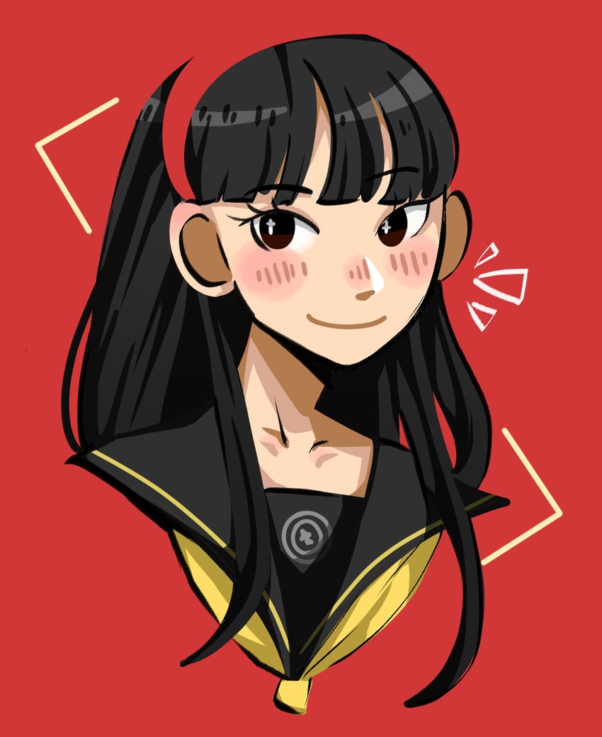 amagi yukiko (persona and 1 more) drawn by rhivinde