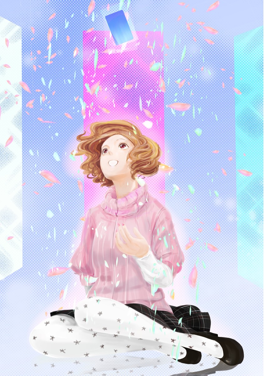 okumura haru (persona and 1 more) drawn by shiori63