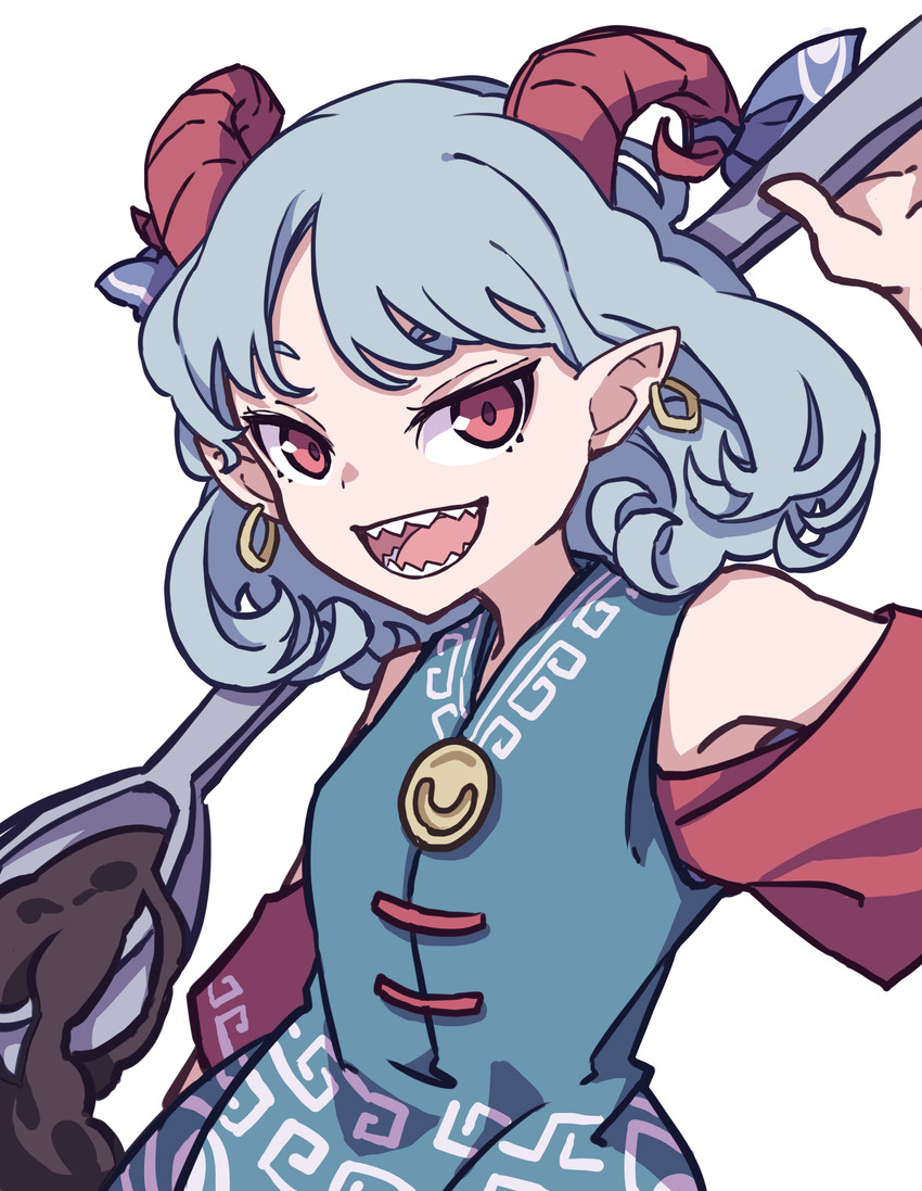 toutetsu yuuma (touhou and 1 more) drawn by kame_(kamepan44231)