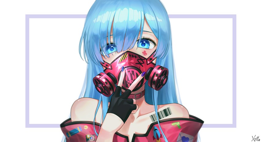 rem (re:zero kara hajimeru isekai seikatsu) drawn by xiho_(xi_ho_)