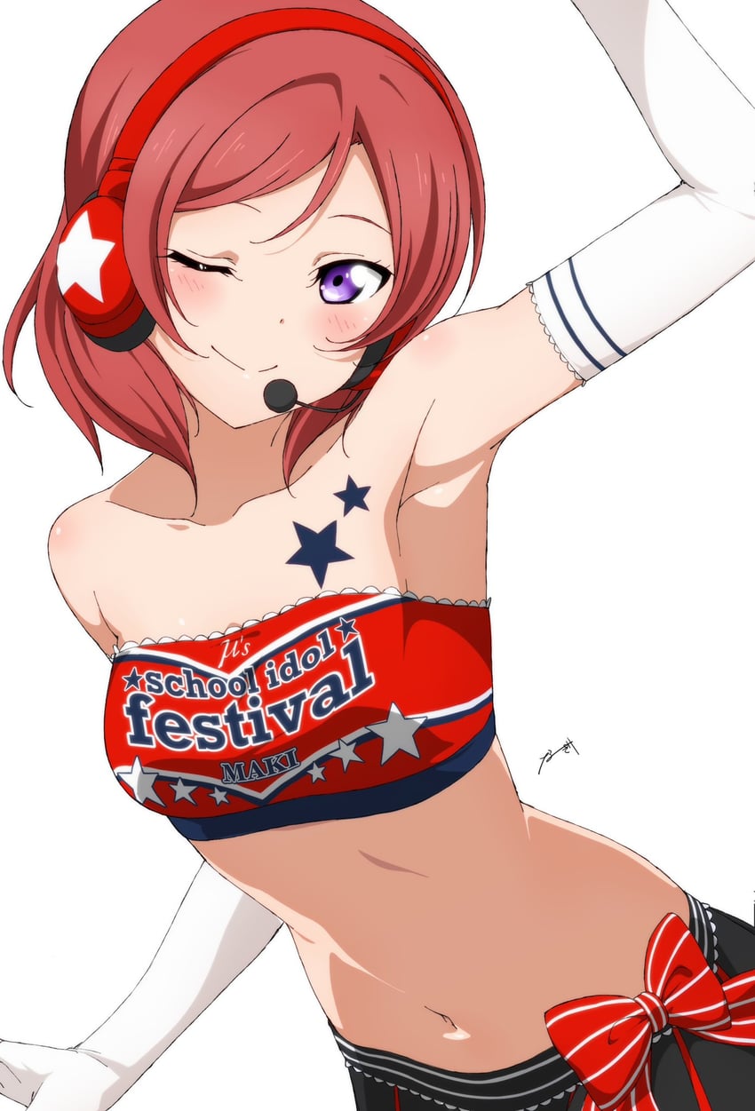 nishikino maki (love live! and 2 more) drawn by nagi_mkrnpn