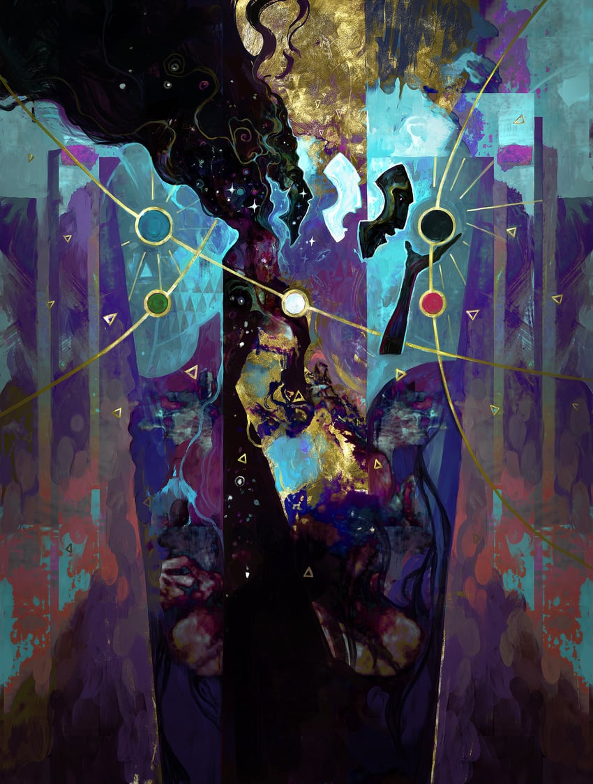 byode inverse sun (magic: the gathering) drawn by dominik_mayer